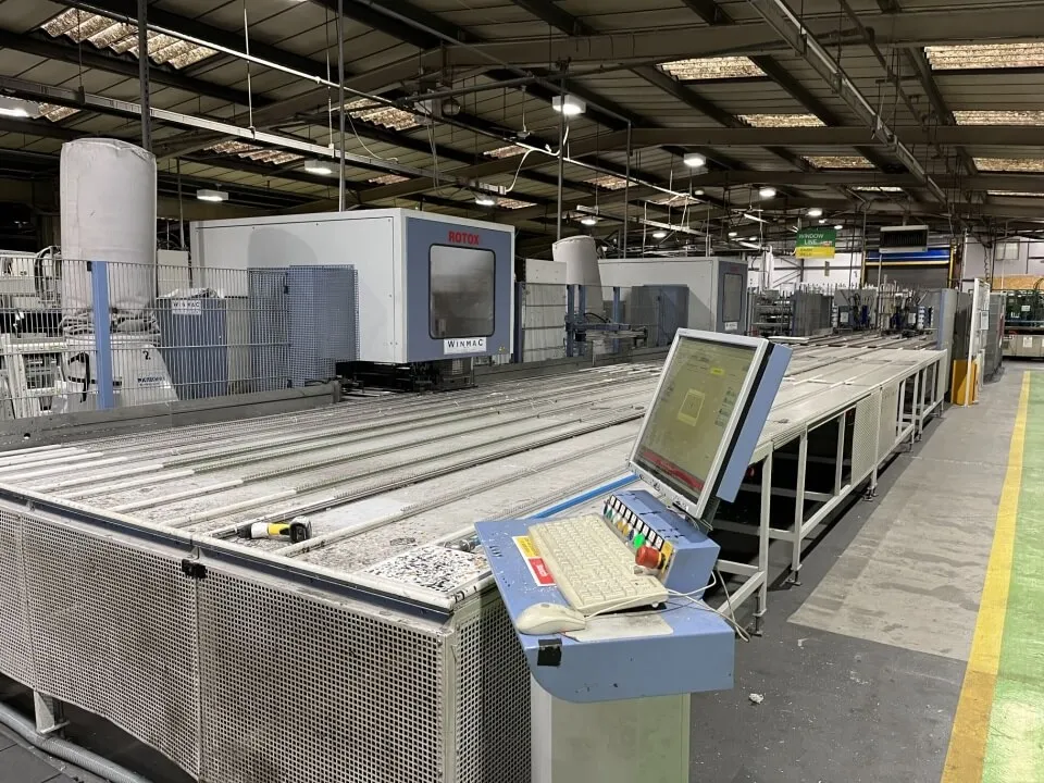 Rotox Highspeed Automated CNC Sash Welding and Cleaning Line