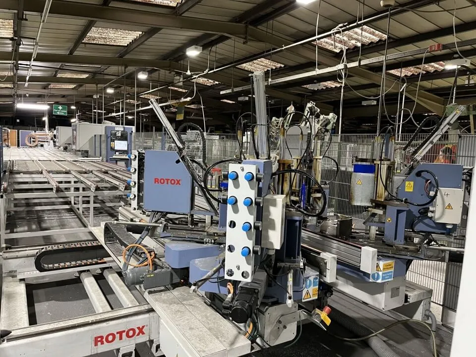 Rotox Highspeed Automated CNC Sash Welding and Cleaning Line - Image 2